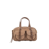 Brown Saddle Shoulder Bag