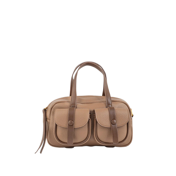Brown Saddle Shoulder Bag