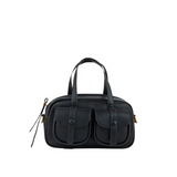 Black Saddle Shoulder Bag