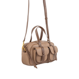 Brown Saddle Shoulder Bag