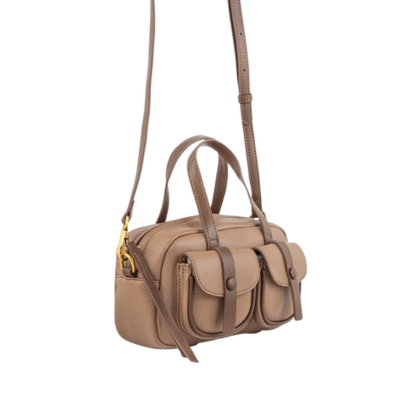 Brown Saddle Shoulder Bag