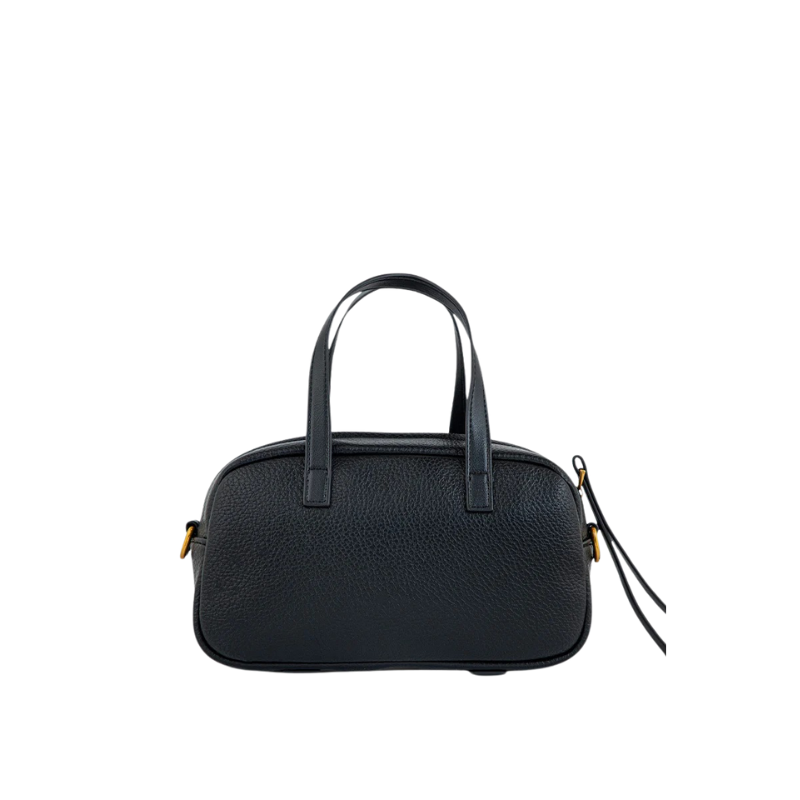 Black Saddle Shoulder Bag